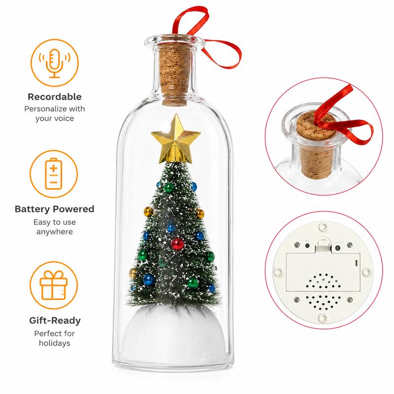 EverVoice™ Christmas Message Bottle