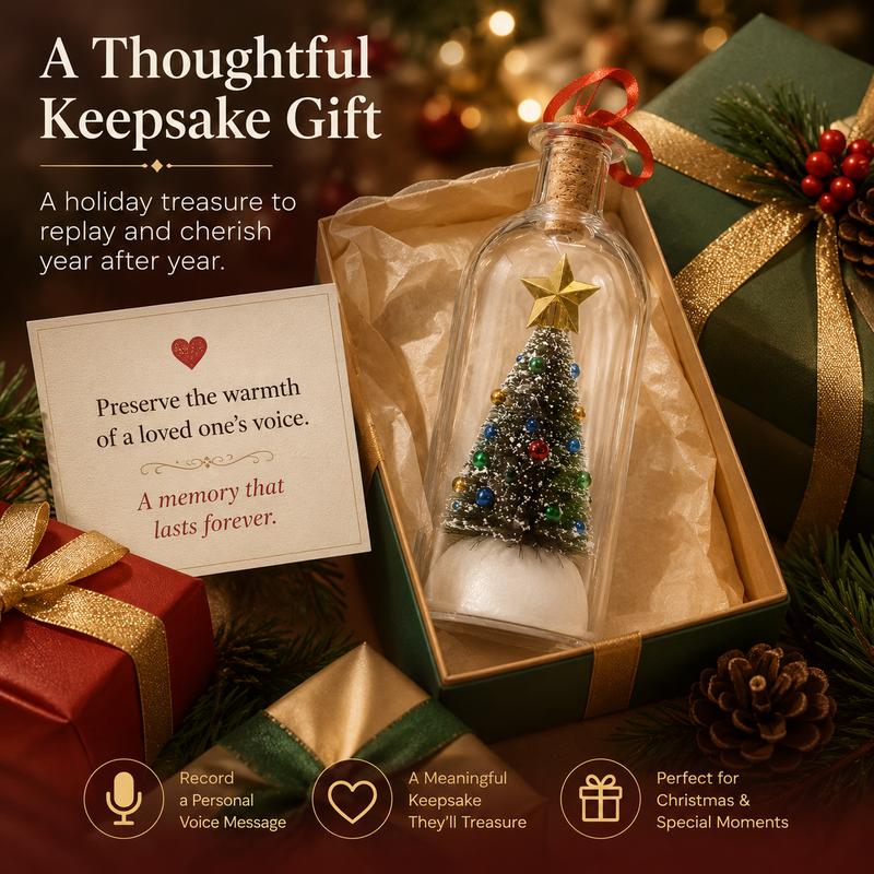 EverVoice™ Christmas Message Bottle