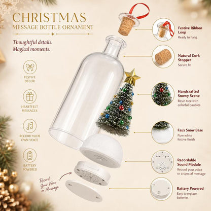 EverVoice™ Christmas Message Bottle